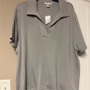 Spense Light Gray Women's Polo
